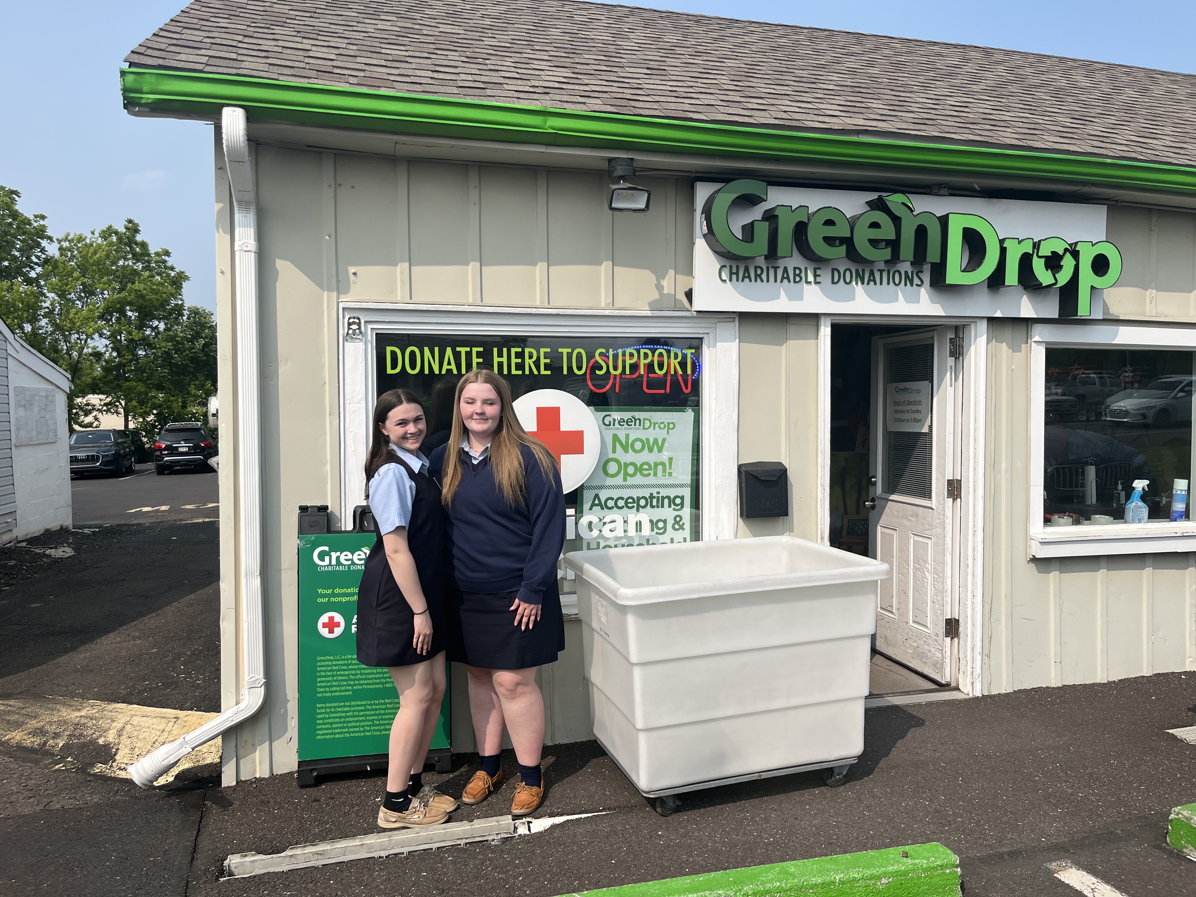 students at GreenDrop